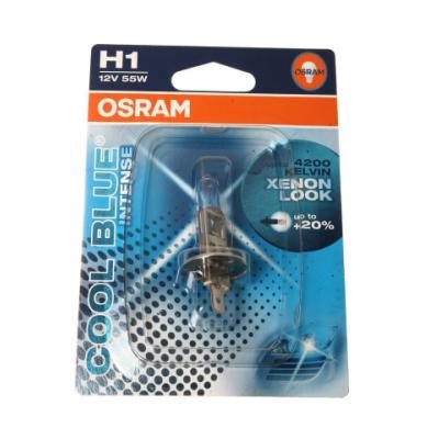 Лампа галогеновая Osram H1 Cool Blue Intense 12V 55W, 1шт
